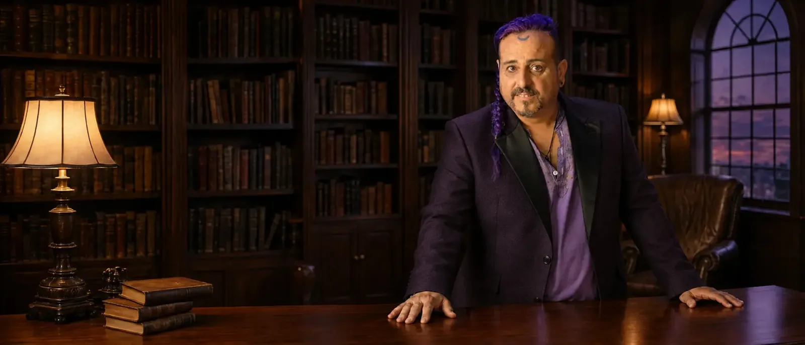 José Cuy, consejero espiritual y Life Clarity Advisor, en su despacho privado